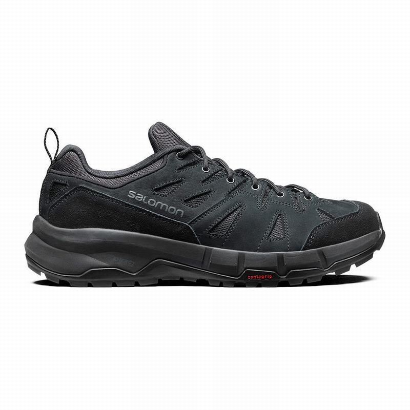 Salomon Israel ODYSSEY ADVANCED - Mens Trail Running Shoes - Black (MWNO-24638)